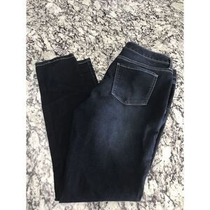 Decree Super Skinny Dark Wash Jeans Mid Rise Women's Size 13‎